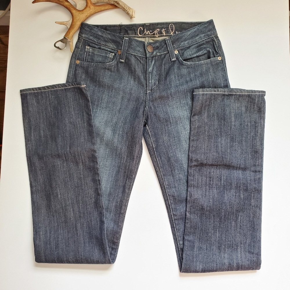 CHIP AND PEPPER Pamela Straight Leg Denim Jeans